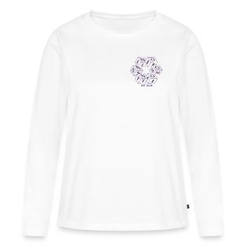 No Limits Premium Shirt - Frauen Premium Bio Langarmshirt - Weiß - Vorne - Julia (174cm)