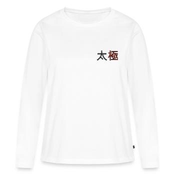 Tai Chi - Frauen Premium Bio Langarmshirt - Weiß - Vorne - Julia (174cm)
