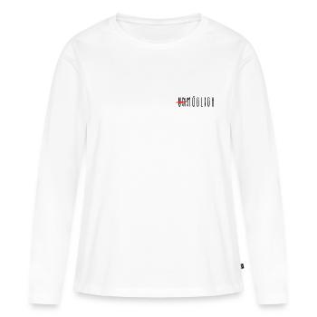 Impossible - Women's Premium Organic Long Sleeve Shirt - white - Front - Julia (174cm)