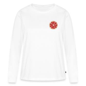 Fruit Lover - Frauen Premium Bio Langarmshirt - Weiß - Vorne - Julia (174cm)