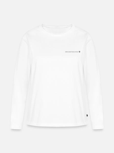 Marla_grau - T-shirt manches longues Premium bio Femme - blanc