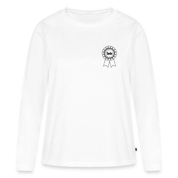 Beste Tante - Frauen Premium Bio Langarmshirt - Weiß - Vorne - Julia (174cm)
