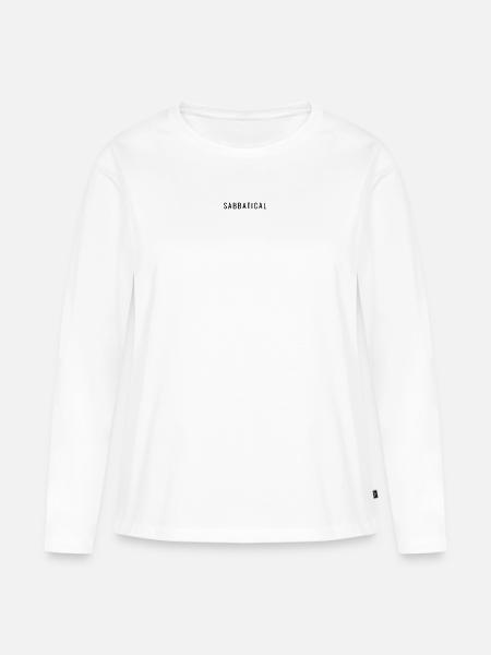 Sabbatical - Frauen Premium Bio Langarmshirt - Weiß