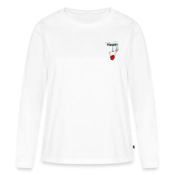 Drag Queen - Frauen Premium Bio Langarmshirt - Weiß - Vorne - Julia (174cm)
