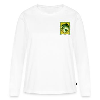 Bunte Monster - Frauen Premium Bio Langarmshirt - Weiß - Vorne - Julia (174cm)