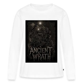 Ancient Wrath – Dark Fantasy Metal Beast Streetwea - Women's Premium Organic Long Sleeve Shirt - white - Front - Julia (174cm)