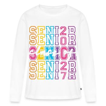 Senior 2027 Neon Class - Women's Premium Organic Long Sleeve Shirt - white - Front - Julia (174cm)
