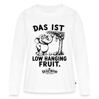 Business Buzzword Humor | Sarkasmus Geschenk Büro - Frauen Premium Bio Langarmshirt - Weiß - Vorne - Julia (174cm)