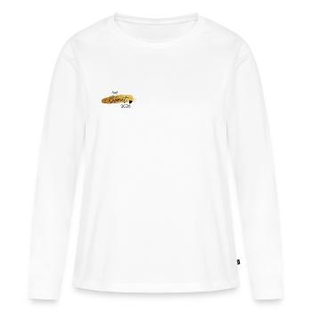 Braut Gold Herz Hochzeit JGA Team Bride Geschenk - Frauen Premium Bio Langarmshirt - Weiß - Vorne - Julia (174cm)