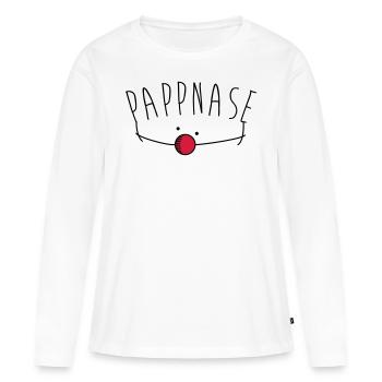 Pappnase Clown - Frauen Premium Bio Langarmshirt - Weiß - Vorne - Julia (174cm)