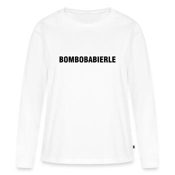 Schwabenland Souabe Souabe Idée de cadeau - T-shirt manches longues Premium bio Femme - blanc - Devant - Julia (174cm)