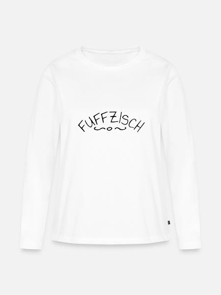 fünfzig - Frauen Premium Bio Langarmshirt - Weiß