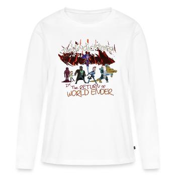 Rick and Morty The Vindicators - Frauen Premium Bio Langarmshirt - Weiß - Vorne - Julia (174cm)