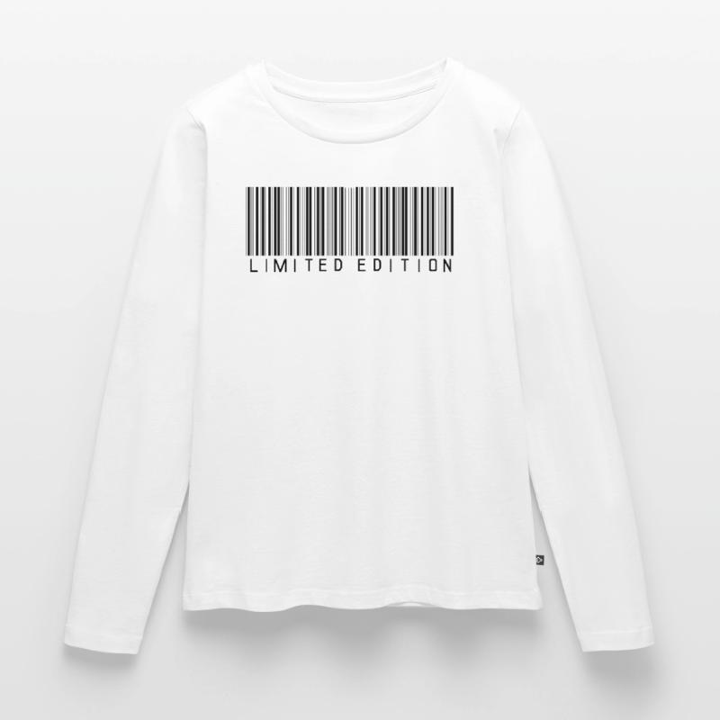 EDITION LIMITÉE - CODE-BARRES - STRICHCODE - SCANNER T-shirt manches longues Premium bio Femme