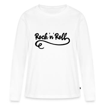 Rock 'n' Roll Hard Rock Music Rocker - T-shirt manches longues Premium bio Femme - blanc - Devant - Julia (174cm)