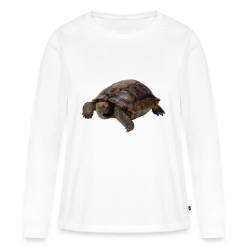 turtle schildkroete tiere animals8 - Frauen Premium Bio Langarmshirt - Weiß - Vorne - Julia (174cm)