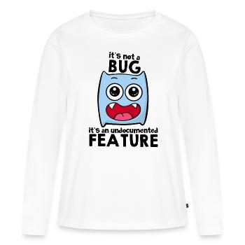 Programmierer - Frauen Premium Bio Langarmshirt - Weiß - Vorne - Julia (174cm)