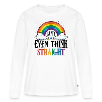 LGBT - Women's Premium Organic Long Sleeve Shirt - white - Front - Julia (174cm)