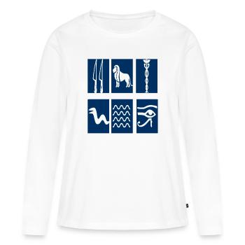 Only Connect, bbc bbc2 bbc4 british tv em forster - T-shirt manches longues Premium bio Femme - blanc - Devant - Julia (174cm)