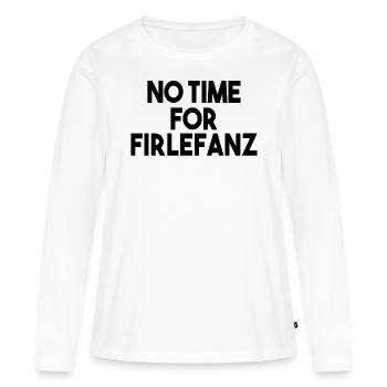 Proverbe Denglisch cadeau de proverbe - T-shirt manches longues Premium bio Femme - blanc - Devant - Julia (174cm)