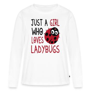 Coccinelle - T-shirt manches longues Premium bio Femme - blanc - Devant - Julia (174cm)