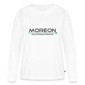 Moron Electronics - Women's Premium Organic Long Sleeve Shirt - white - Front - Julia (174cm)