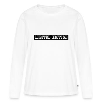 limited edition - Frauen Premium Bio Langarmshirt - Weiß - Vorne - Julia (174cm)