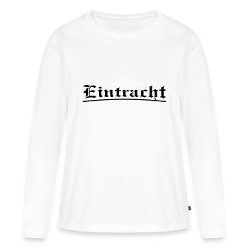 Eintracht 03 - Frauen Premium Bio Langarmshirt - Weiß - Vorne - Julia (174cm)