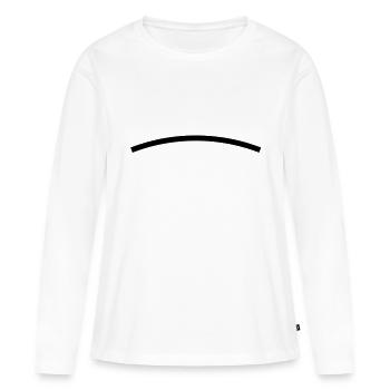 bogen - Frauen Premium Bio Langarmshirt - Weiß - Vorne - Julia (174cm)