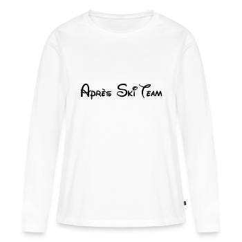 Apres Ski Team ( Après Ski ) - Frauen Premium Bio Langarmshirt - Weiß - Vorne - Julia (174cm)