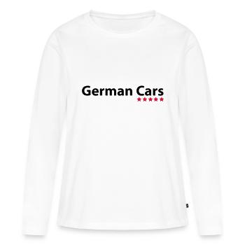 German Cars - Frauen Premium Bio Langarmshirt - Weiß - Vorne - Julia (174cm)