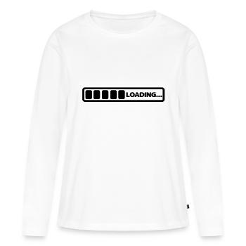 loading - Women's Premium Organic Long Sleeve Shirt - white - Front - Julia (174cm)