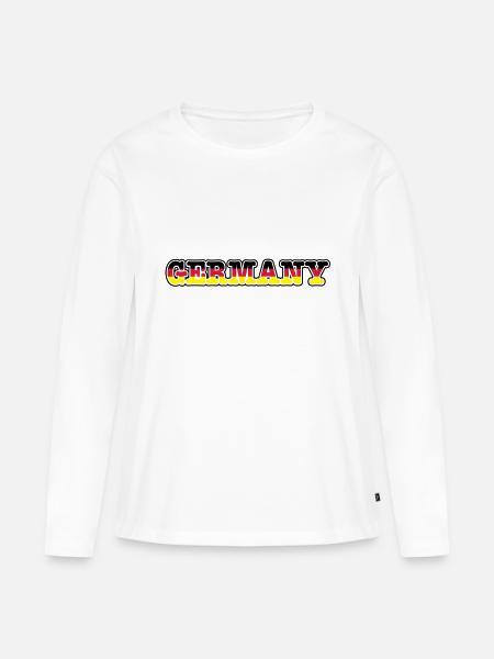 germany - Frauen Premium Bio Langarmshirt - Weiß