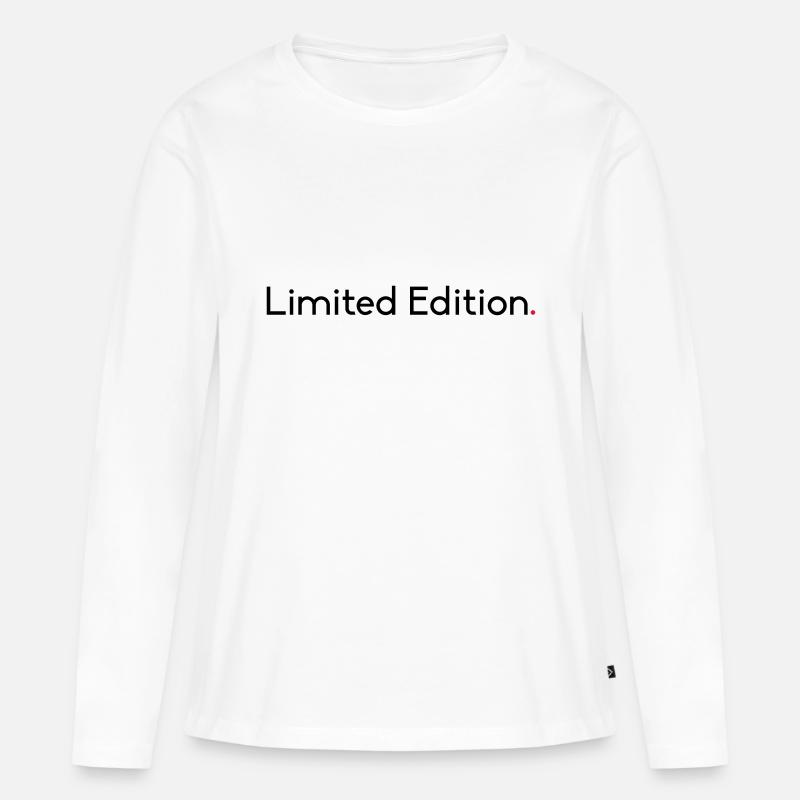 Limited Edition - Frauen Premium Bio Langarmshirt - Weiß
