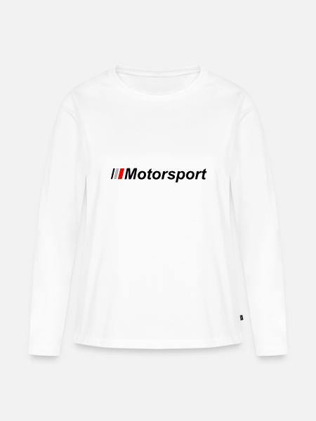 Motorsport - Frauen Premium Bio Langarmshirt - Weiß