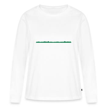 mont - T-shirt manches longues Premium bio Femme - blanc - Devant - Julia (174cm)