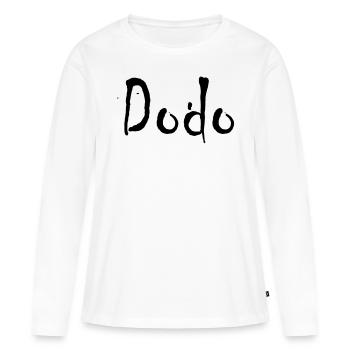 dodo - Frauen Premium Bio Langarmshirt - Weiß - Vorne - Julia (174cm)