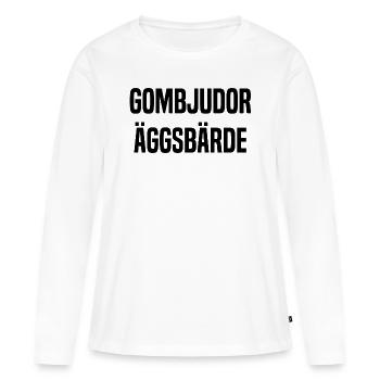Gombjudor Äggsbärde - Computer Experte- sächsisch - Frauen Premium Bio Langarmshirt - Weiß - Vorne - Julia (174cm)