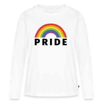 Pride - Frauen Premium Bio Langarmshirt - Weiß - Vorne - Julia (174cm)