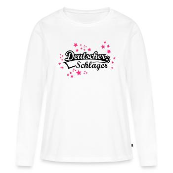 German Schlager music German folk music star - Women's Premium Organic Long Sleeve Shirt - white - Front - Julia (174cm)