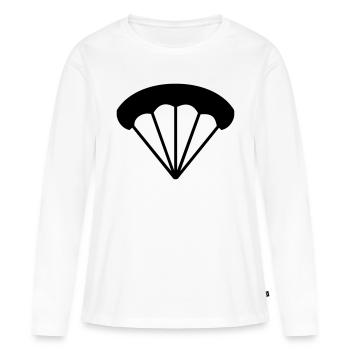 Parachute - T-shirt manches longues Premium bio Femme - blanc - Devant - Julia (174cm)