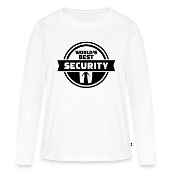 Security - Women's Premium Organic Long Sleeve Shirt - white - Front - Julia (174cm)