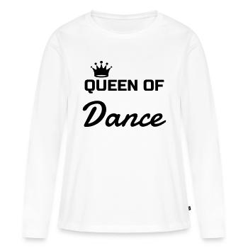Tanz Musik Tänzer Ballett Oper - Frauen Premium Bio Langarmshirt - Weiß - Vorne - Julia (174cm)