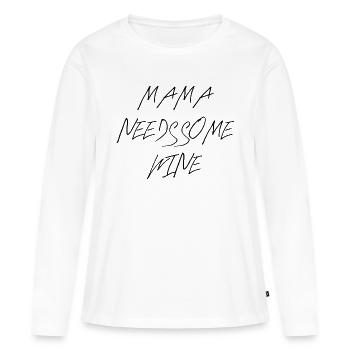 Bier Wein Whiskey Schnaps Alkohol - Frauen Premium Bio Langarmshirt - Weiß - Vorne - Julia (174cm)