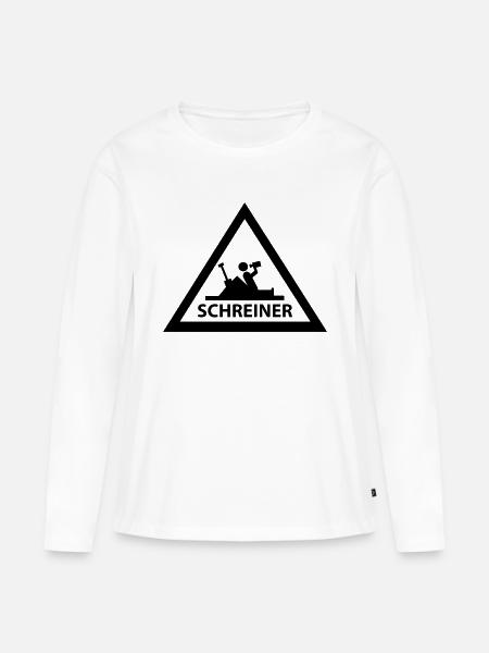 schreiner - Frauen Premium Bio Langarmshirt - Weiß