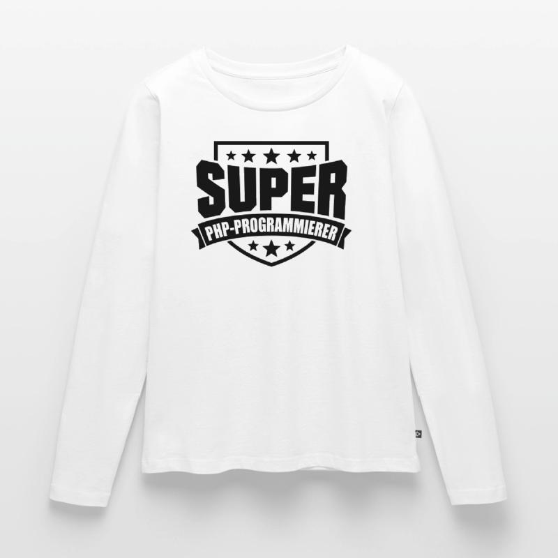 Super PHP-Programmierer Frauen Premium Bio Langarmshirt