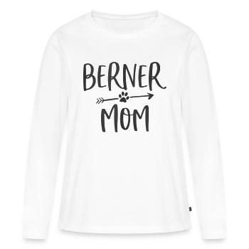 Bernese mom - Women's Premium Organic Long Sleeve Shirt - white - Front - Julia (174cm)