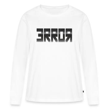 Error-Code - Women's Premium Organic Long Sleeve Shirt - white - Front - Julia (174cm)