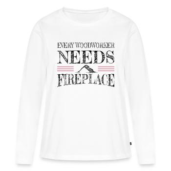 Carpenter Jackhammer Sabrina Carpenter Tshirts - Women's Premium Organic Long Sleeve Shirt - white - Front - Julia (174cm)