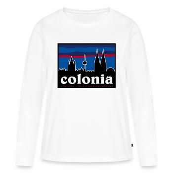 colonia - Women's Premium Organic Long Sleeve Shirt - white - Front - Julia (174cm)